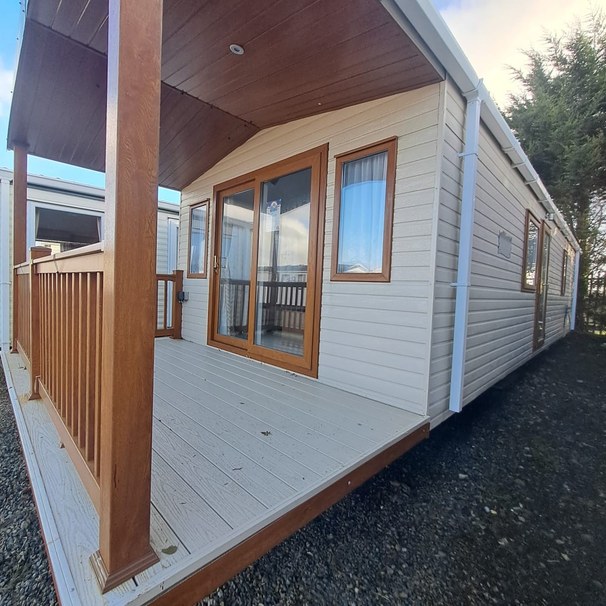 DELTA BUENA VISTA MIRAMOR 38 X 12 WITH 2 BEDROOMS DECKING INCLUDED - DOUBLE GLAZING & CENTRAL HEATING & 2 BATHROOMS  For Sale Thumb