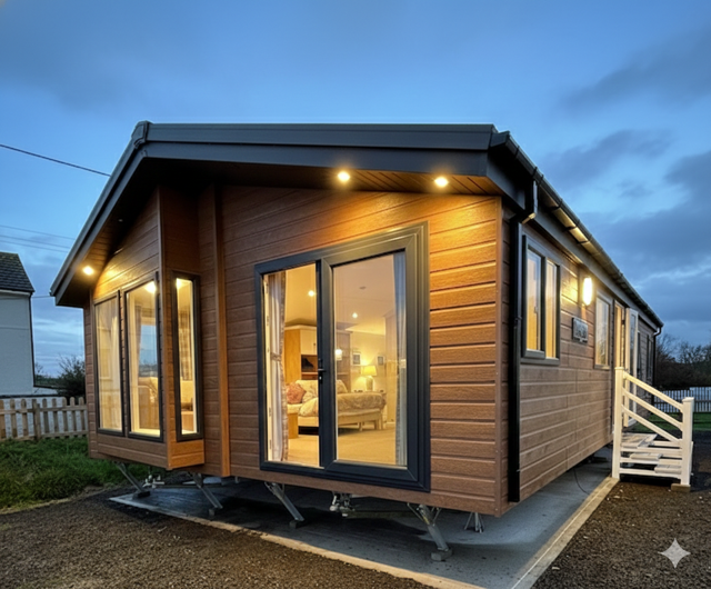 WILLERBY UK DELIVERY INCLUDED PORTLAND LODGE SERIES 2 MODEL - 40 X 20 WITH 2 DOUBLE BEDROOMS, BATH & SHOWER, BUILT TO RESIDENTIAL SPEC, FULL WINTER PACK INCLUDED For Sale Thumb