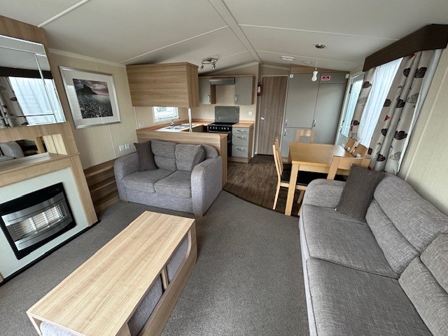 SWIFT BORDEAUX 38 X 12 WITH 3 BEDROOMS - 2014 MODEL - DOUBLE GLAZING CENTRAL HEATING & FRONT OPENING PATIO DOORS For Sale Thumb