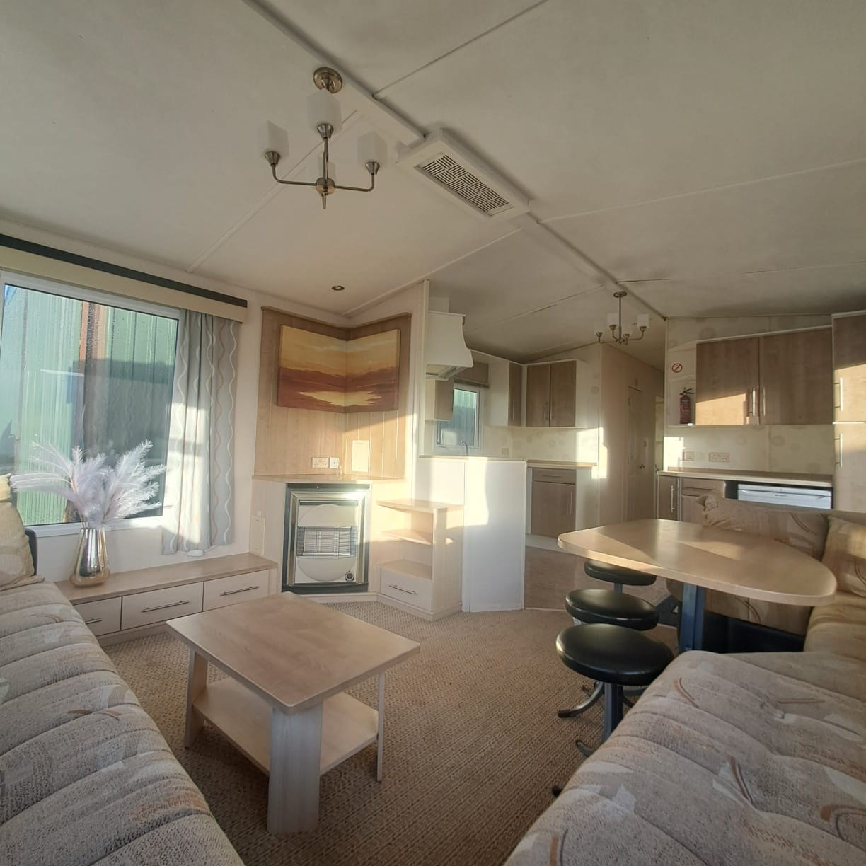 COSALT FAMILY HOME - 3 BEDROOMS COSALT RIVERDALE LAKELAND GREEN 37 X 12 - DOUBLE GLAZING & CENTRAL HEATING GALVANISED CHASSIS For Sale Thumb