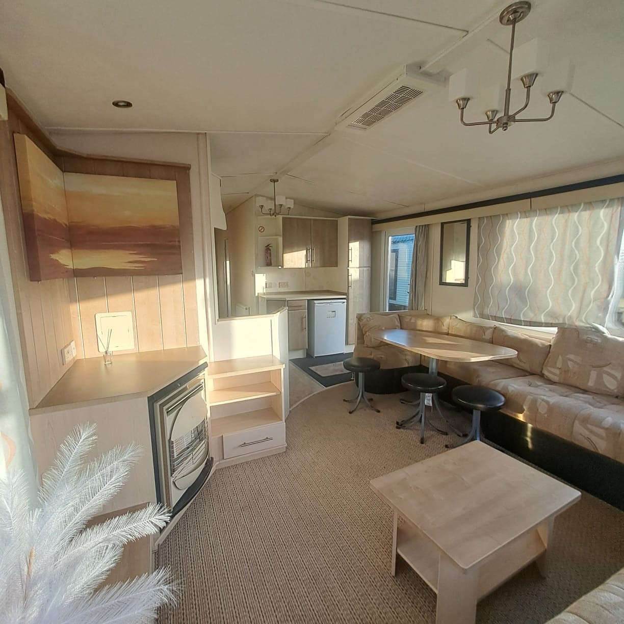 COSALT FAMILY HOME - 3 BEDROOMS COSALT RIVERDALE LAKELAND GREEN 37 X 12 - DOUBLE GLAZING & CENTRAL HEATING GALVANISED CHASSIS For Sale Thumb