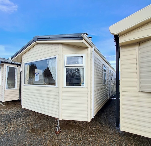 BK BLUEBIRD CALYPSO SUPER 35 X 12 WITH 2 BEDROOMS, DOUBLE GLAZING, ELECTRIC HEATING, PITCH ROOF For Sale Thumb