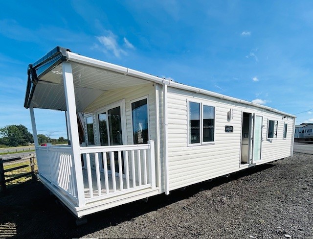 ABI WOW.. AN ABI DRIFTWOOD 40 X 14 WITH 3 BEDROOMS - SLIDING PATIO OPENING DOORS, DECKING, DOUBLE GLAZING, CENTRAL HEATED & GALVANISED CHASSIS  For Sale Thumb