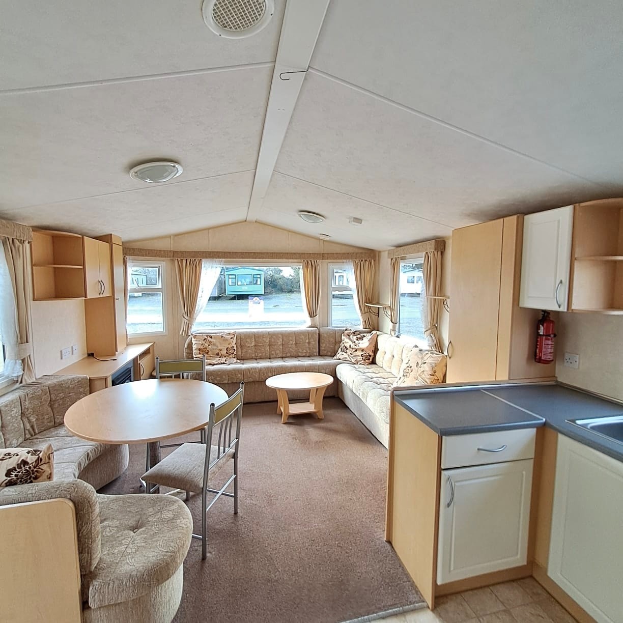 BK BLUEBIRD CALYPSO SUPER 35 X 12 WITH 2 BEDROOMS, DOUBLE GLAZING, ELECTRIC HEATING, PITCH ROOF For Sale Thumb