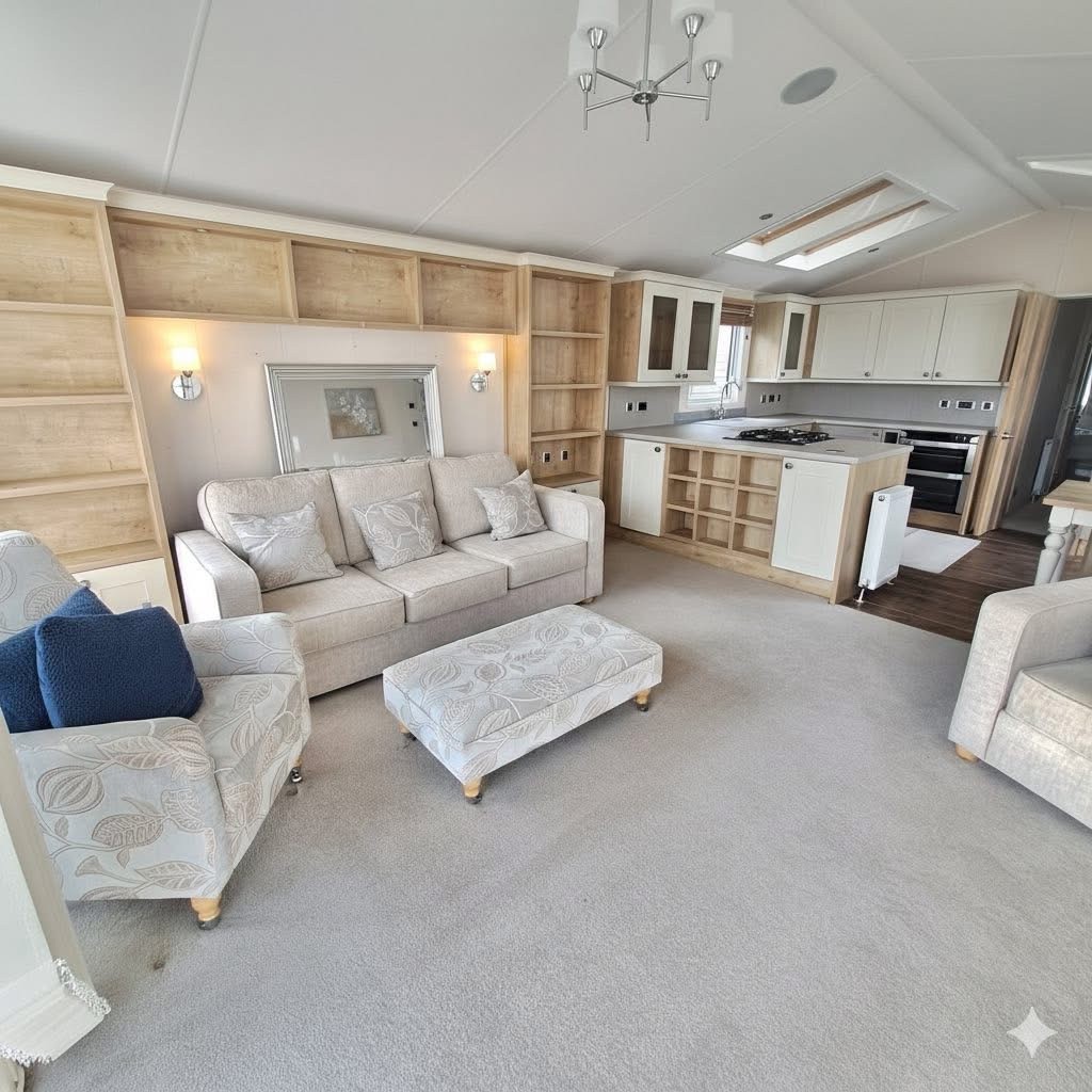 WILLERBY VOGUE LODGE WITH 2 BEDROOMS - 42 X 14 FULL WINTER PACK, BATH, SHOWER,  GALVANISED CHASSIS, STUNNING... For Sale Thumb