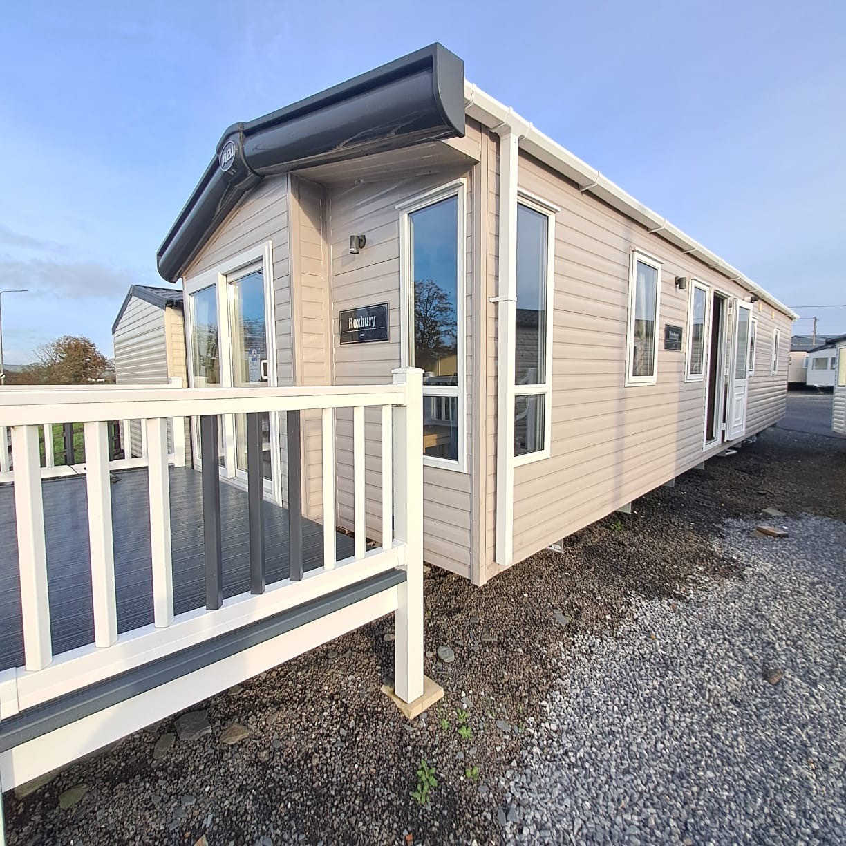 ABI ROXBURY DELUXE 38 X 12 WITH 2 BEDROOMS - DOUBLE GLAZING & CENTRAL HEATING, PATIO DOORS, PITCH PANTILE ROOF, GALVANISED CHASSIS For Sale Thumb